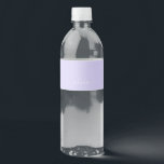 Lavender Lila Modern Script Girly Monogram Namn Vattenflaska Etikett<br><div class="desc">Lavender Lila Monogram Namn Vattenflaska Label. Det gör perfekten söt 16-årsjubileum,  bröllop,  möhippa,  årsdag,  kväll,  babydusch eller bachelorette-fest för någon som glam lyxen och chic stilar i kärlek.</div>