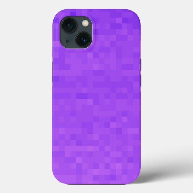Lavender Lila Mosaic, iPhone 13 Fodral (Baksida)