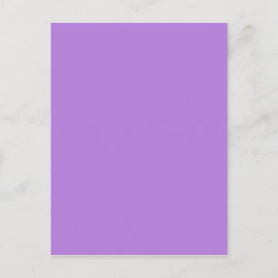 Lavender Lila Solid Färg Vykort