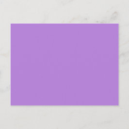 Lavender Lila Solid Färg Vykort