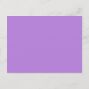 Lavender Lila Solid Färg Vykort