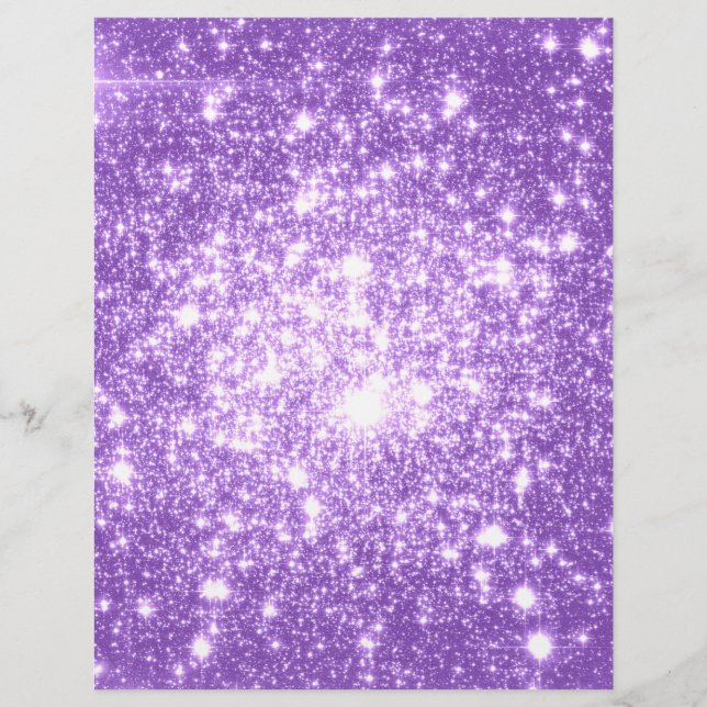 Lavender Lila Stars (Framsida)