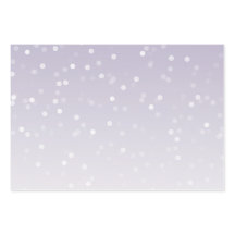 Lavender Lila White Bokeh Confetti