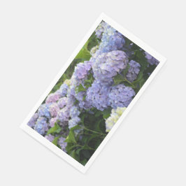 Lavender & Lilac Hortensia Hydrangea Flowers Pappersservett
