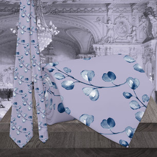 Lavender Lilac Lila Navy Eucalyptus Bröllop Slips