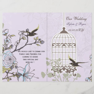 Lavender Lilac vintage Birdcage (bröllop)