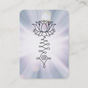 *~* Lavender Lotus Blue Rays Reiki Healing Energy Visitkort