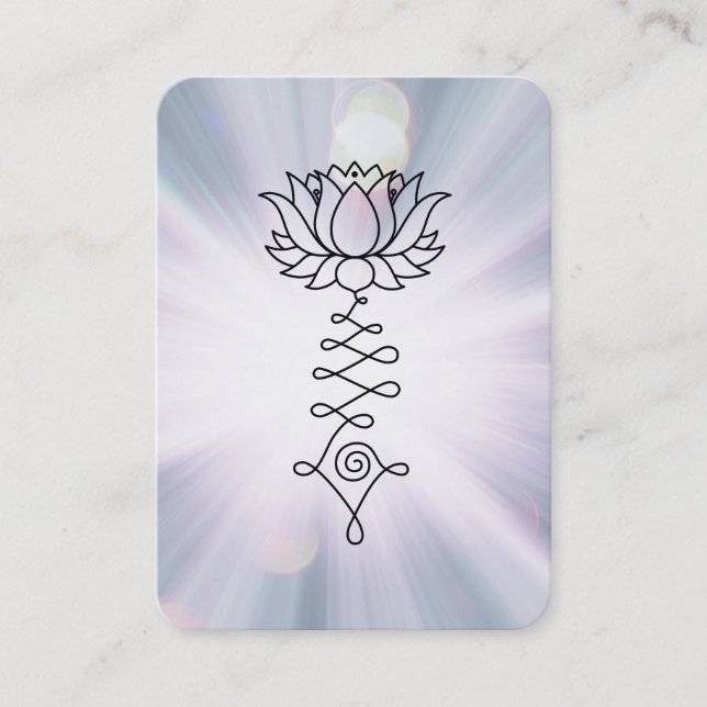 *~* Lavender Lotus Blue Rays Reiki Healing Energy  Visitkort (Framsida)