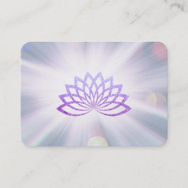 *~* Lavender Lotus Rays Reiki Healing Energy Visitkort