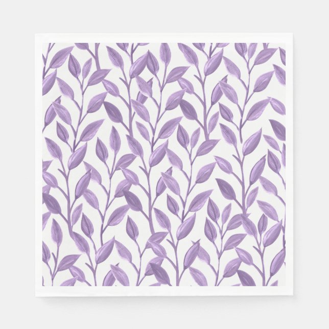 Lavender Lövs Pappersservett (Framsidan)