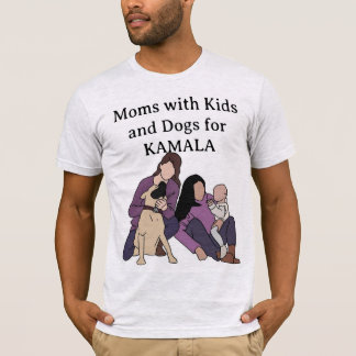 Lavender - Mamma Kid och Hund för Kamala Tshirt T Shirt