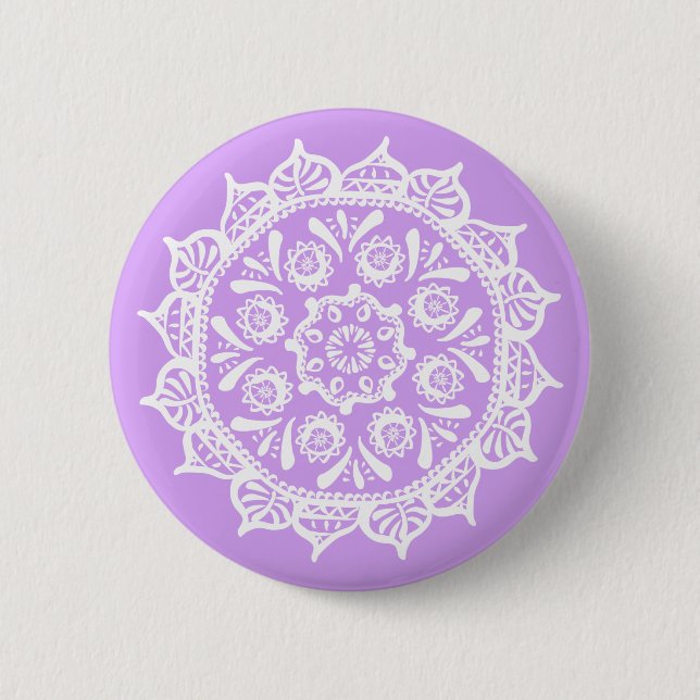 Lavender Mandala Knapp (Framsida)
