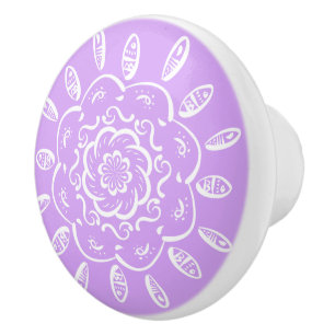 Lavender Mandala Knopp