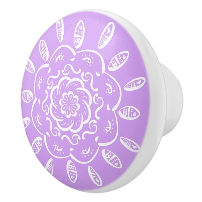 Lavender Mandala Knopp (Höger)