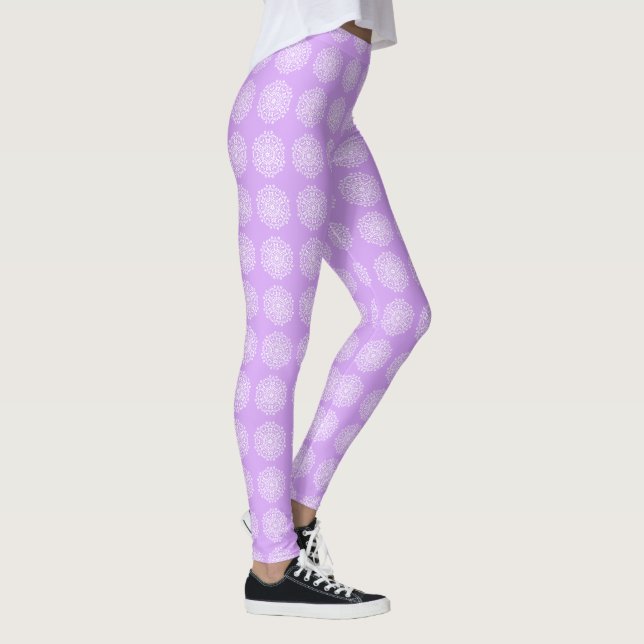 Lavender Mandala Leggings (Höger)