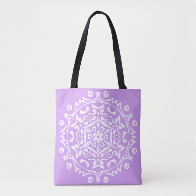 Lavender Mandala Tygkasse (Framsida)