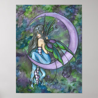Lavender Måne Poster Skriv ut av Ashley Thieszen