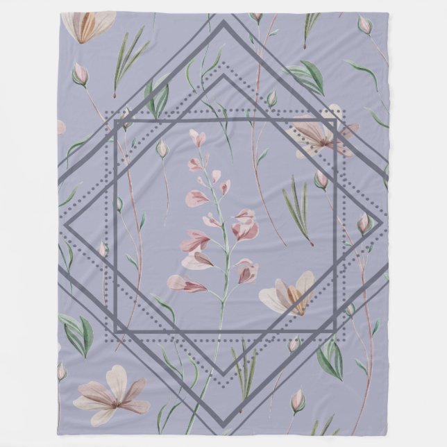 Lavender Meadow Ram Fleecefilt (Framsidan)