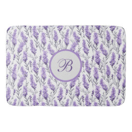 Lavender Meadows Monogrammed Badrumsmatta