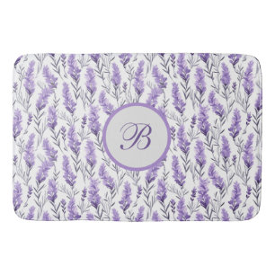 Lavender Meadows Monogrammed Badrumsmatta