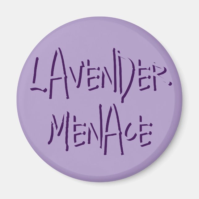Lavender Menace Magnet (Framsidan)