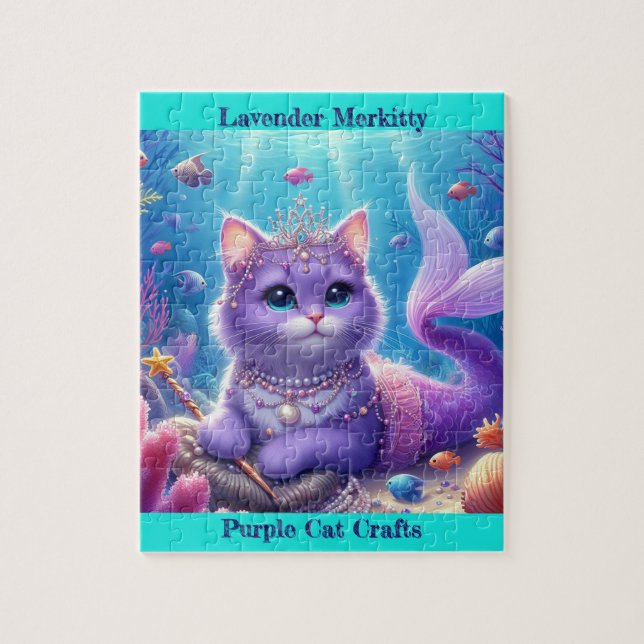Lavender Merkitty Pussel (Vertikal)