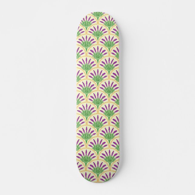 Lavender Mini Skateboard Bräda 18,5 Cm (Framsida)