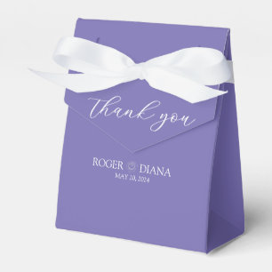 Lavender Minimalist Bröllop Presentaskar