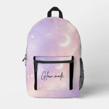 Lavender mist and blush aura AI Print Cut Sew Bag