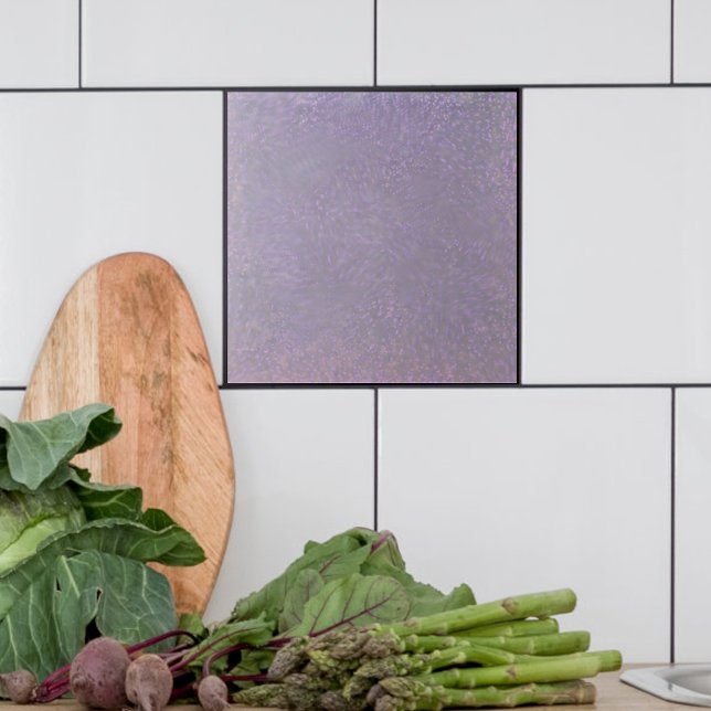 Lavender mist Ceramic Panel Kakelplatta (Lavender mist ceramic tile for kitchen or bath.)