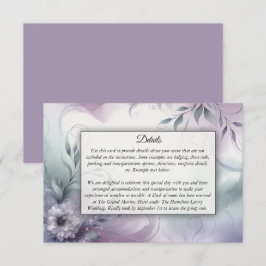 Lavender Mist och Watercolor Whispers Tilläggskort