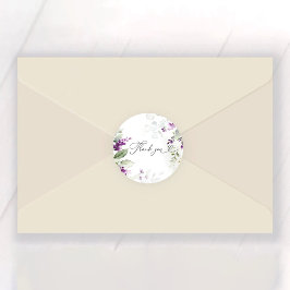 Lavender Möhippa Classic Round Sticker Runt Klistermärke