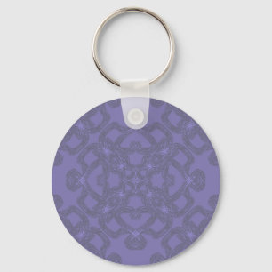 Lavender mönster nyckelring
