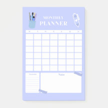 Lavender Monthly Planner Layout Art