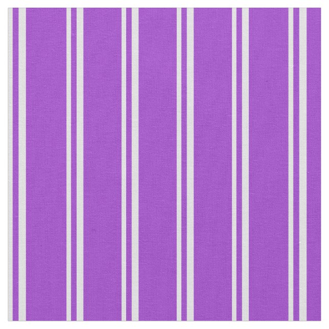 Lavender & Mörk Orchid Färgad Mönster Tyg (Närbild)