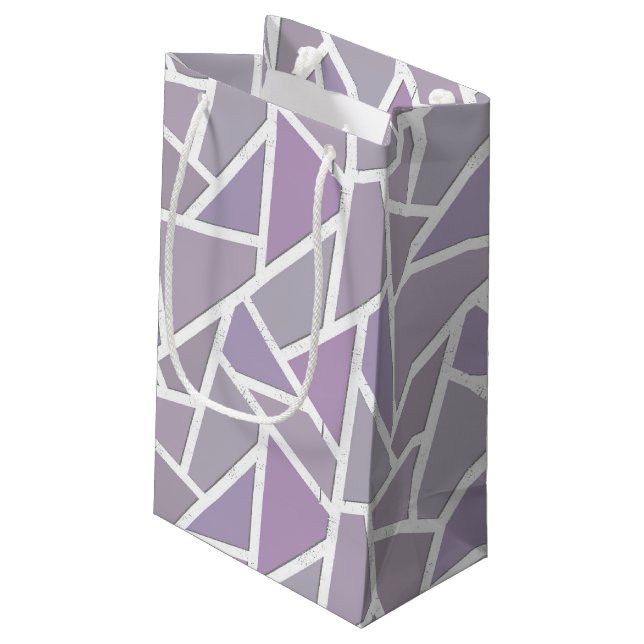Lavender mosaic mönster (Baksidan Vinklad)