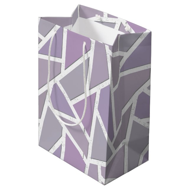 Lavender mosaic mönster (Baksidan Vinklad)