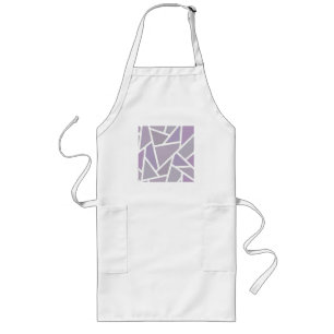 Lavender mosaic mönster långt förkläde