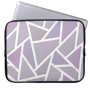Lavender mosaic mönster laptop fodral