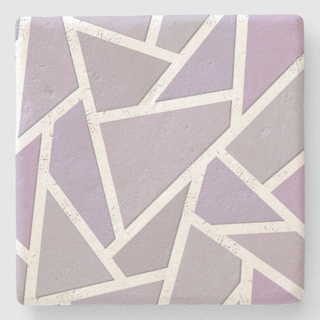 Lavender mosaic mönster stenunderlägg (Framsidan)