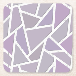 Lavender mosaic mönster underlägg papper kvadrat