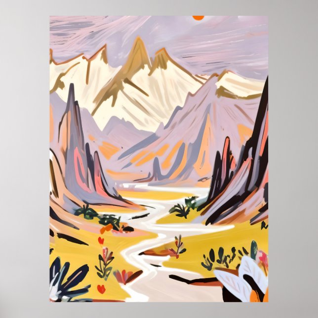 Lavender Mountains Poster (Framsidan)