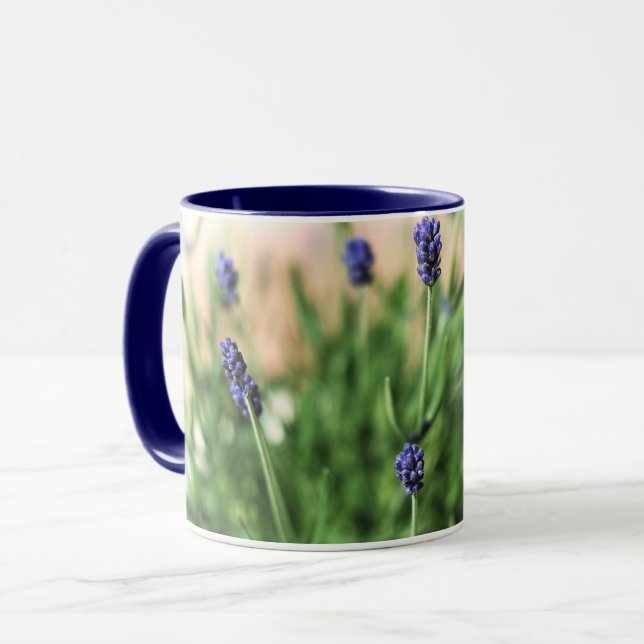 Lavender mugg i Provencal stil (Framsida vänster)