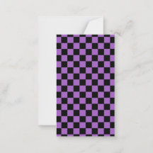 Lavender och Black Checkered Mönster