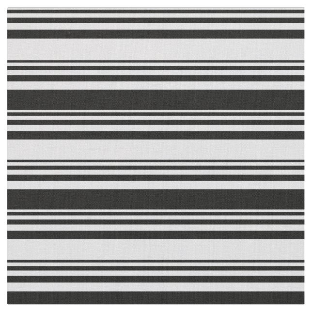 Lavender och Black Färgad Rand Mönster Tyg (Närbild)