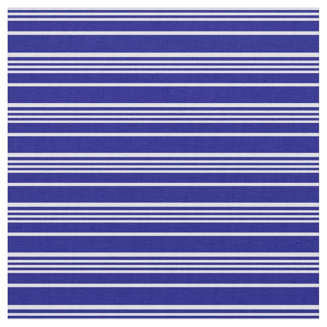 Lavender och Blue Färgad Linjer Mönster Tyg (Närbild)