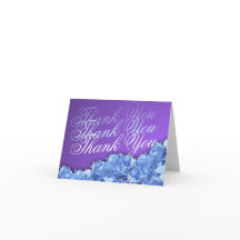 Lavender och Blue Hydrangeas Tack