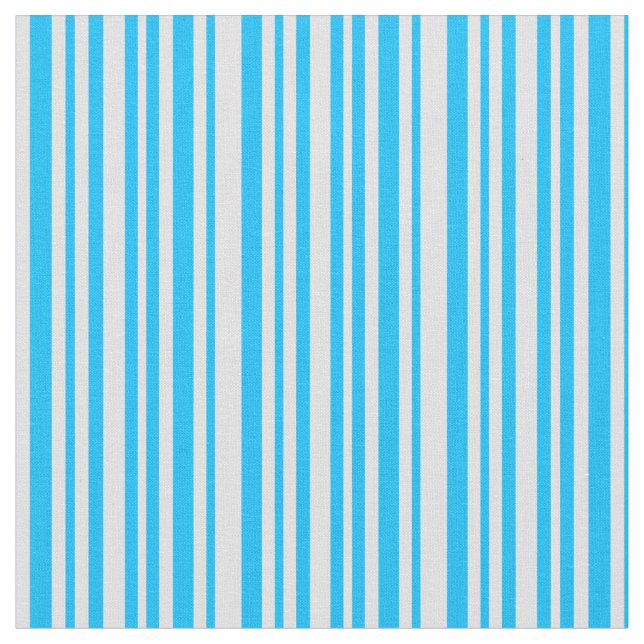 Lavender och Deep Himlar Blue Line Mönster Tyg (Närbild)