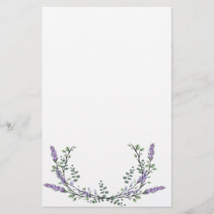 Lavender och Eucalyptus Brevpapper