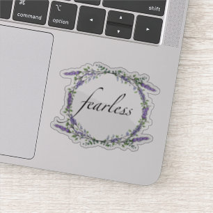 Lavender och Eucalyptus Fearless Klistermärken